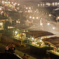 Djemaa El Fna Restaurants at Night